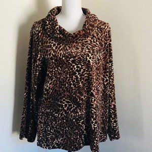 White Stag Cowl Neck Top